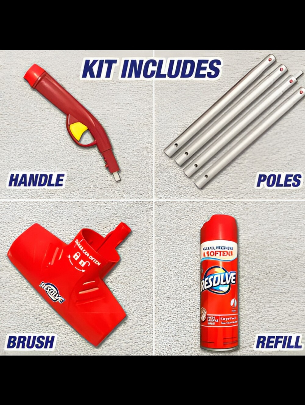 🆕$ FIRM🐶🐱RESOLVE® PET SPECIALIST EASY CLEAN COMPLETE BRUSHING KIT & 22OZ CAN - Picture 3 of 16